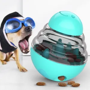 056DT Puzzle Training Pet Food Leakage Toy Tumbler Ball Dog Toy