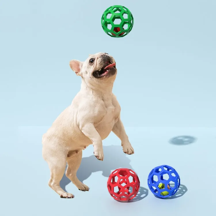 1030001 Dog Toy Hollow Ball Bite-resistant Elastic Pet Rubber Toy Balls, Spec: