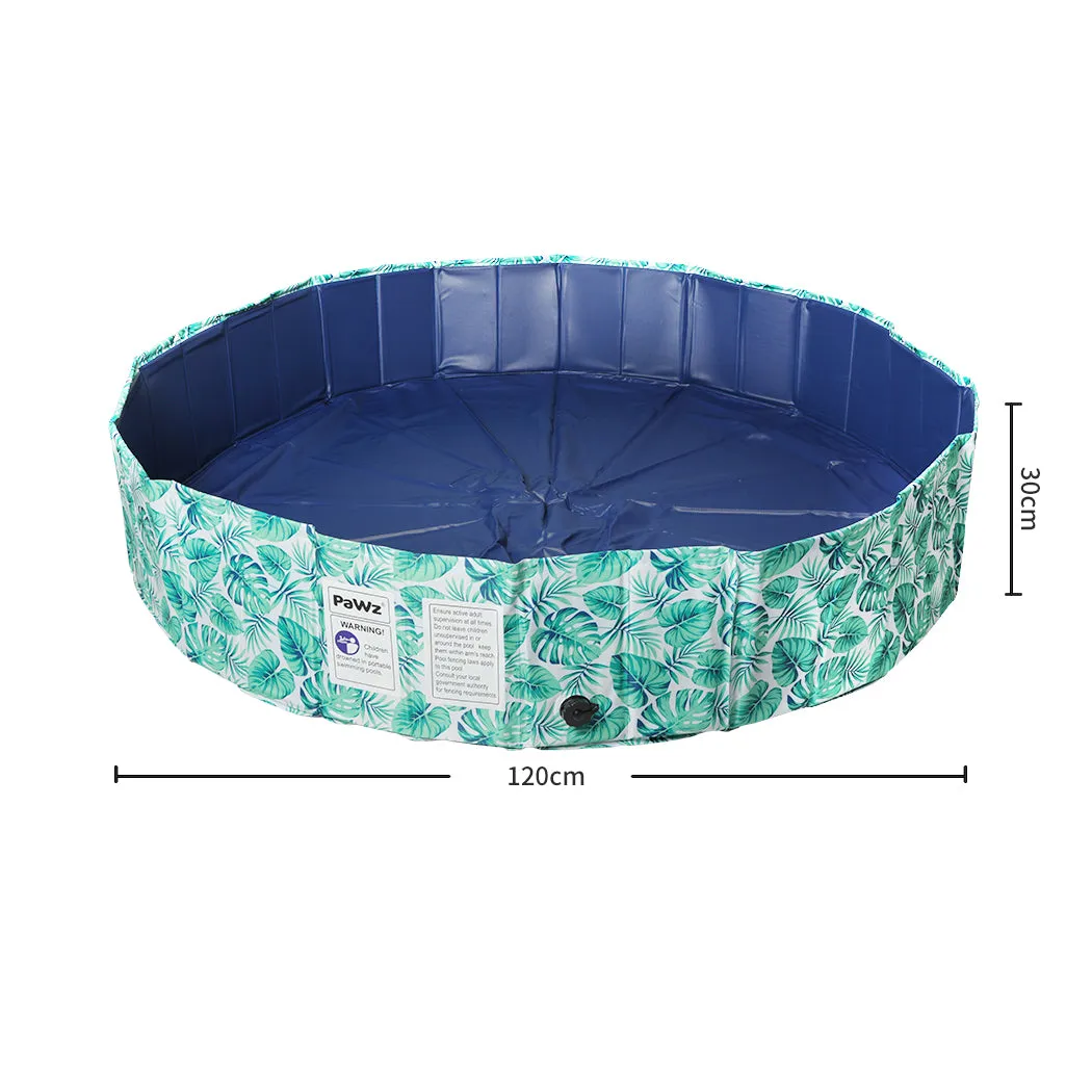 120cm Pet Dog Swimming Pool Cat Portable BathTub Kid Shower Washing Folding