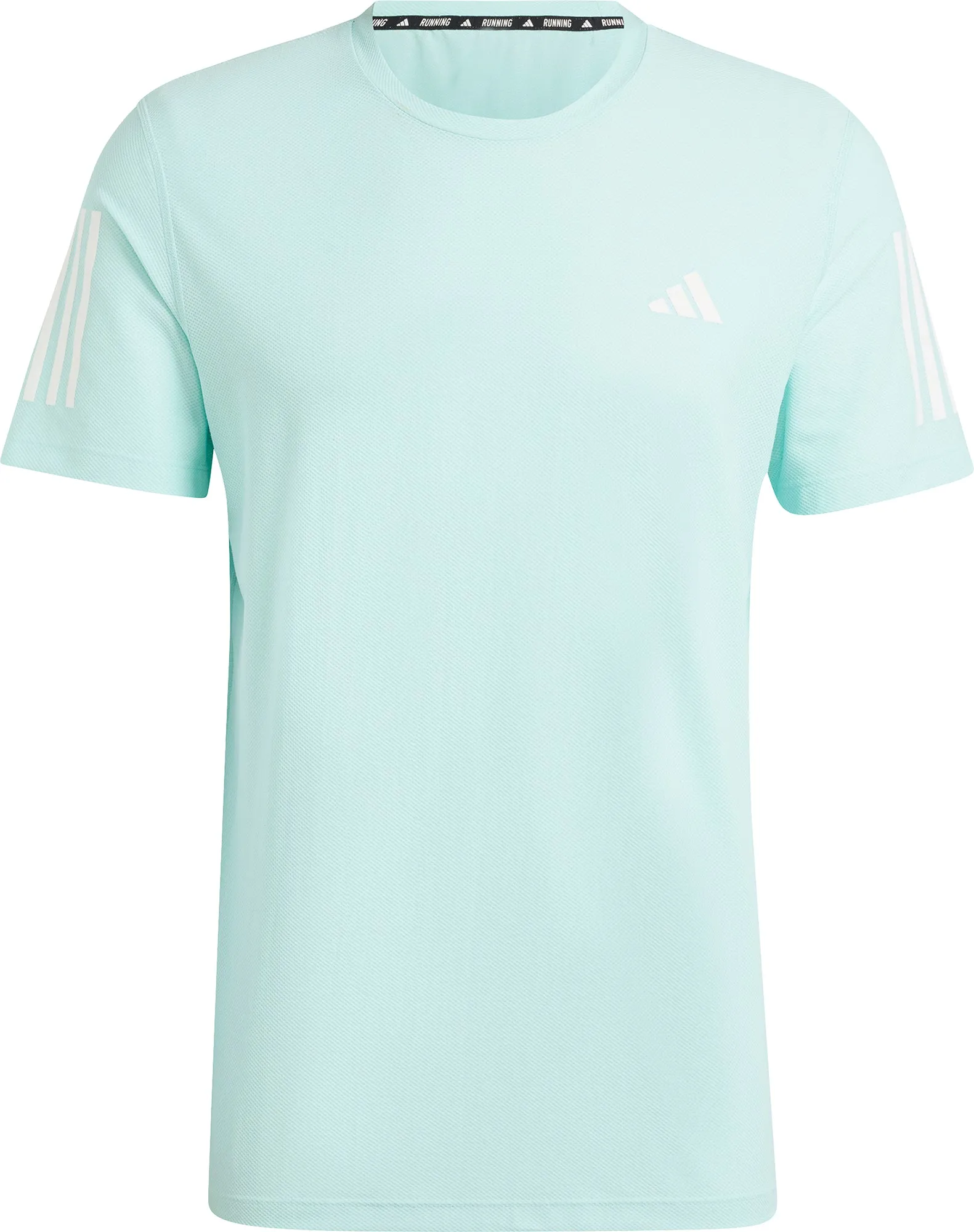 adidas Own The Run Short Sleeve Mens Running Top - Green