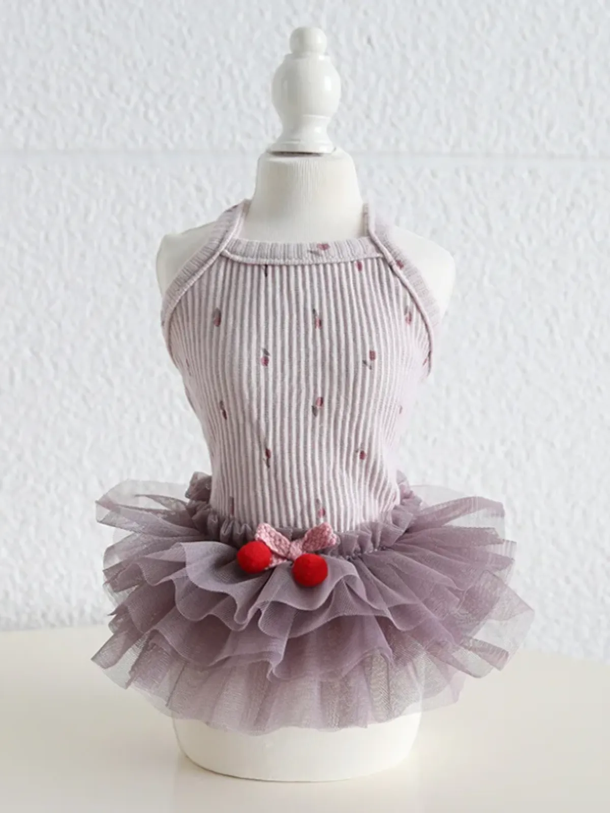 Adorable Tutu Cherry Delight Dog Dress