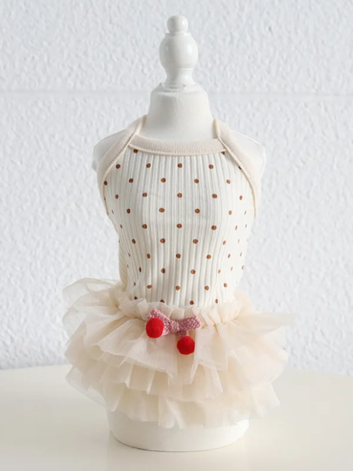 Adorable Tutu Cherry Delight Dog Dress