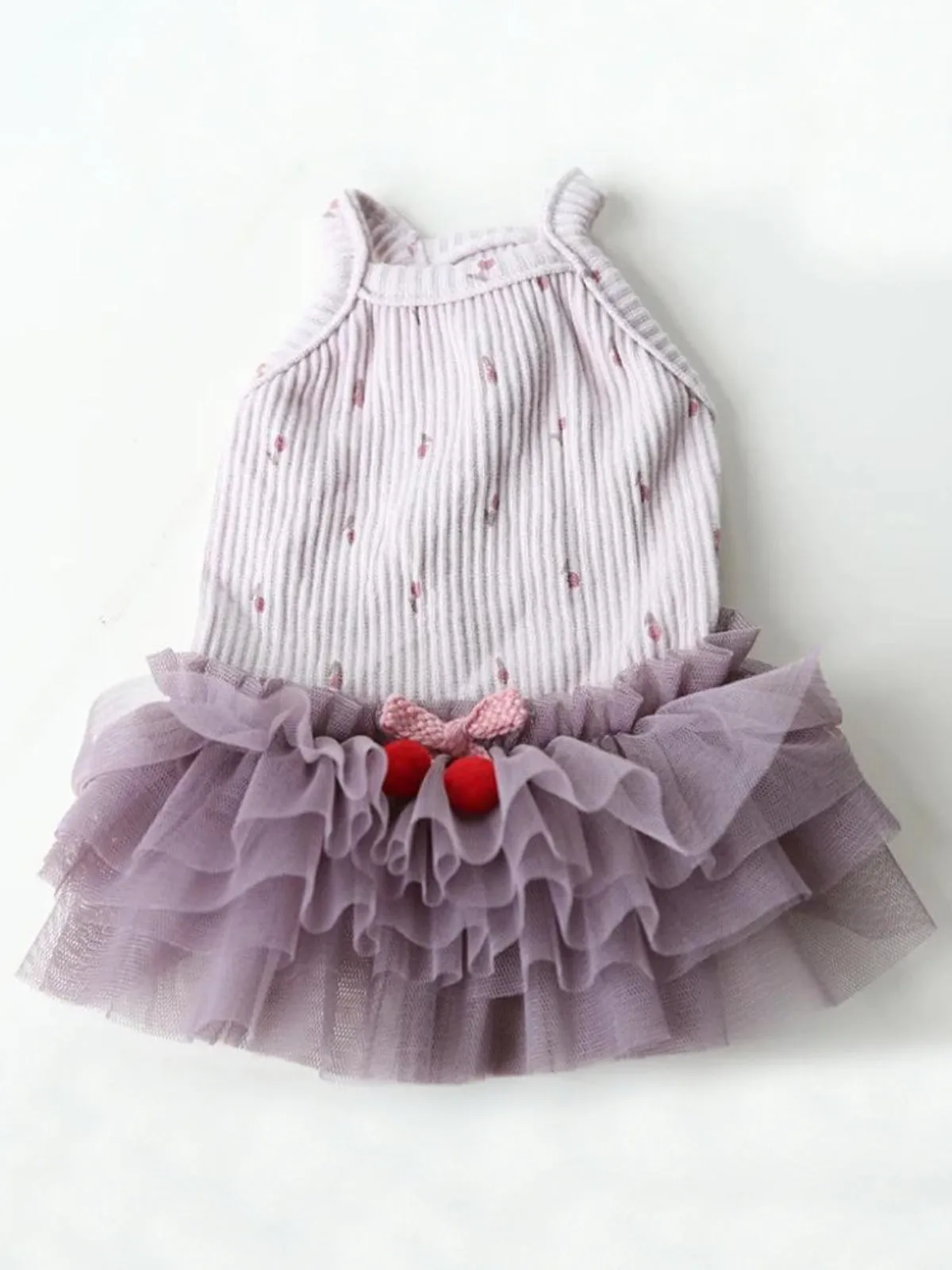 Adorable Tutu Cherry Delight Dog Dress