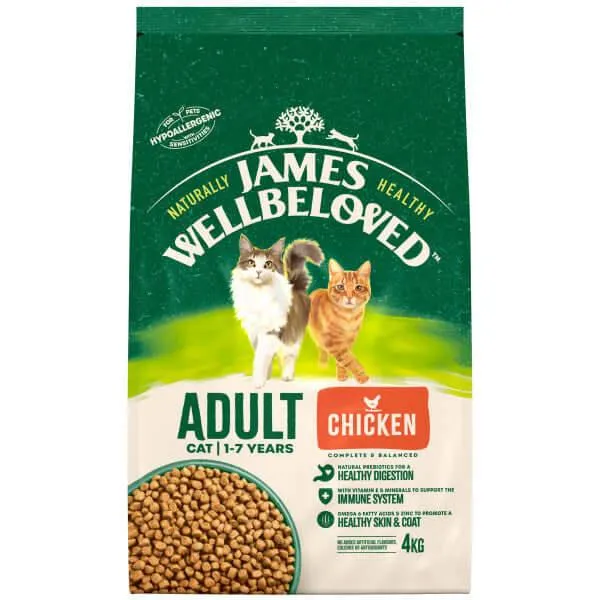 Adult Chicken & Rice Dry Cat Food