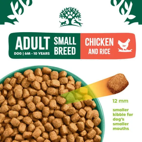 Adult Chicken & Rice Small Breed Dry Dog Food