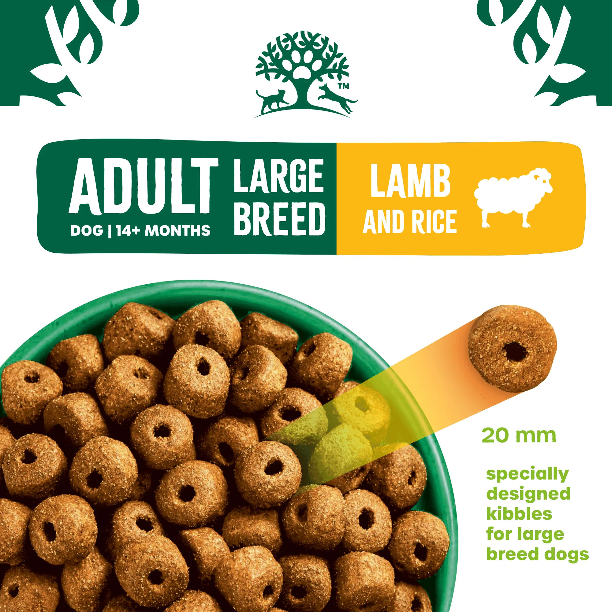 Adult Lamb & Rice Large Breed Dry Dog Food