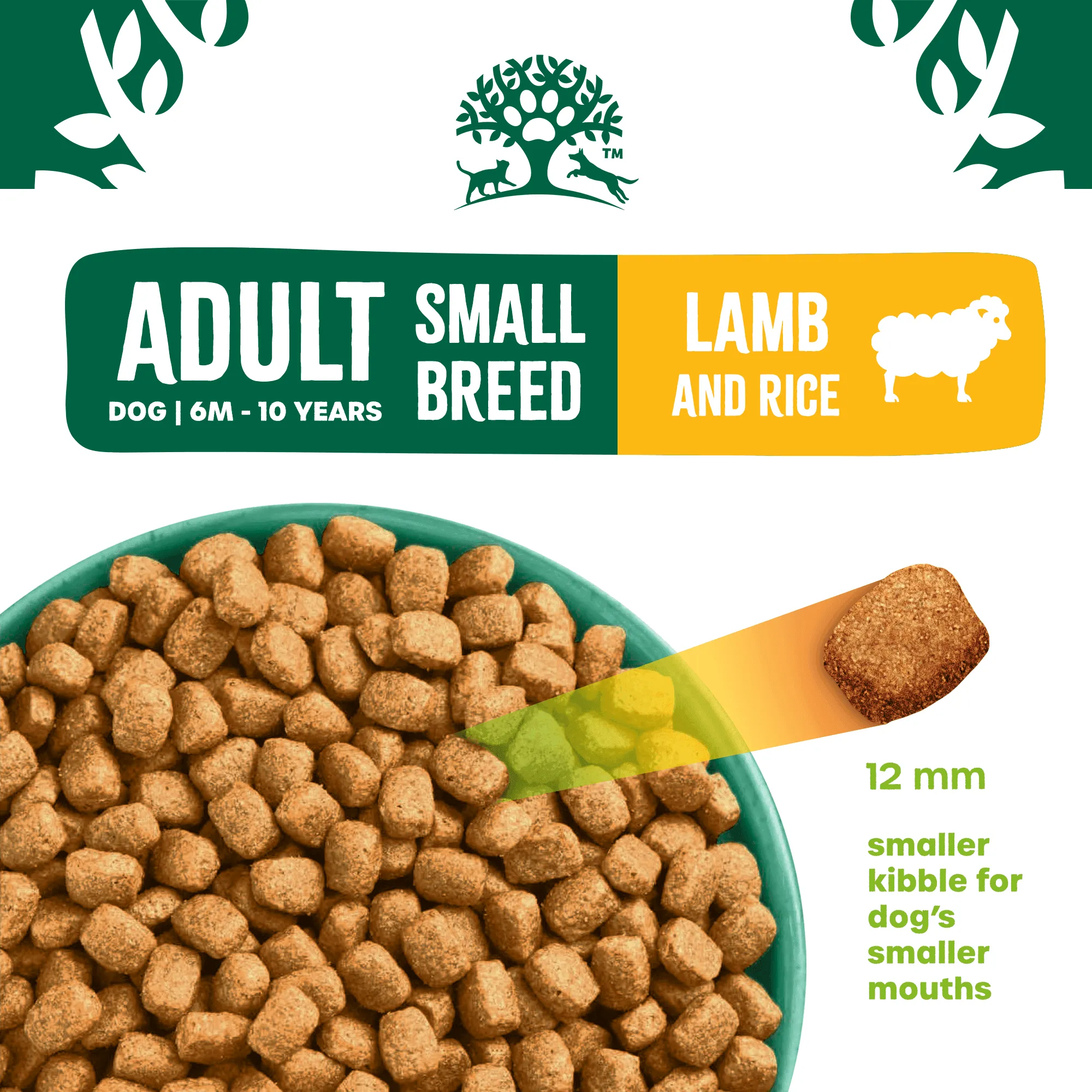 Adult Lamb & Rice Small Breed Dry Dog Food