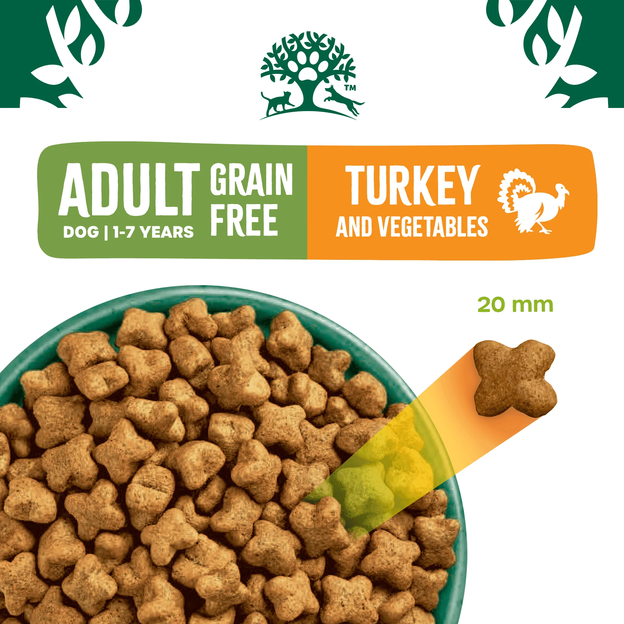 Adult Turkey & Veg Grain Free Dry Dog Food