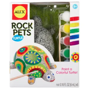 ALEX Toys Craft Rock Pets Turtle, Paint & Personalize Your Pet - Multicolor