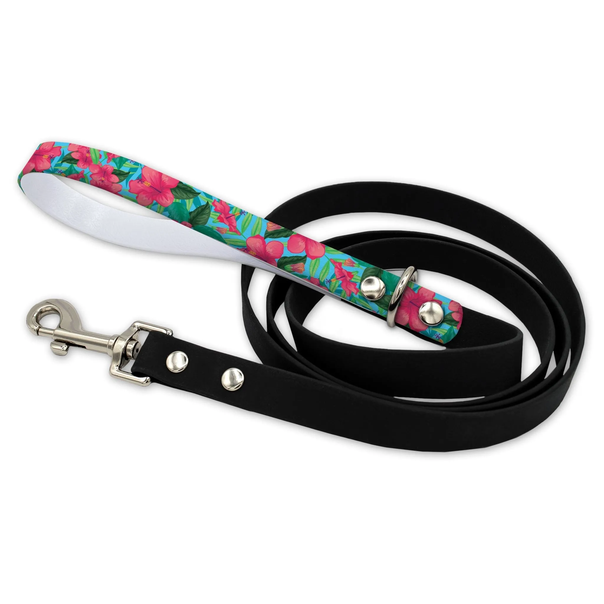 Aloha Waterproof Leash With Silver Snap Hook