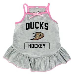 Anaheim Ducks Pet Dress Grey Type