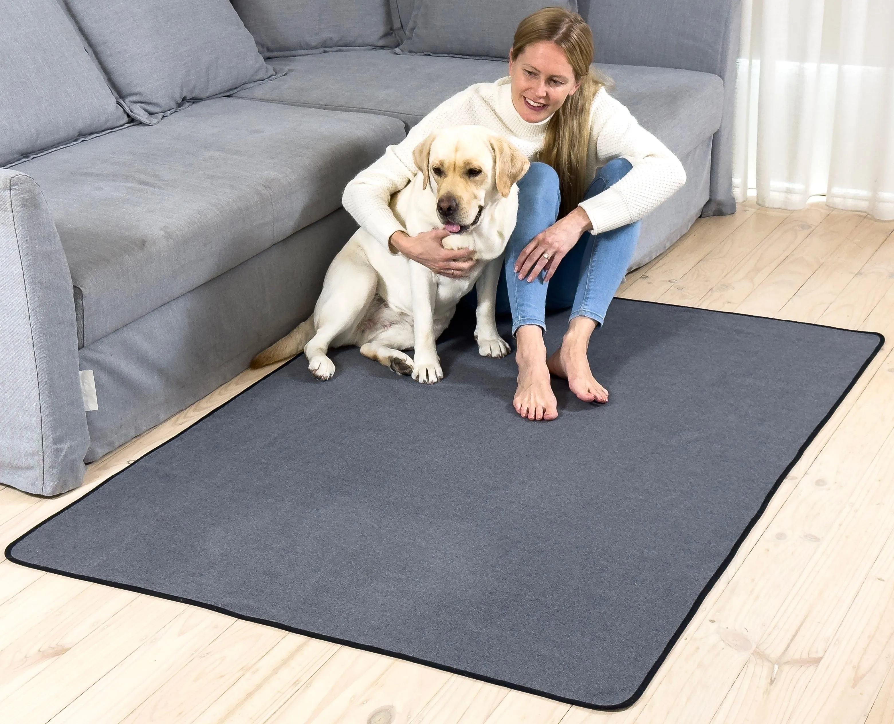 AUSSIE FURBABY Puppy Pads, Pee Pads for Dogs | Waterproof Dog Blanket, Dog bed, Dog Crate, Incontinence Toilet Mat, Playpen Dog Mat | Washable Puppy Training Pads, Reusable Potty Training Dog Pee Pad