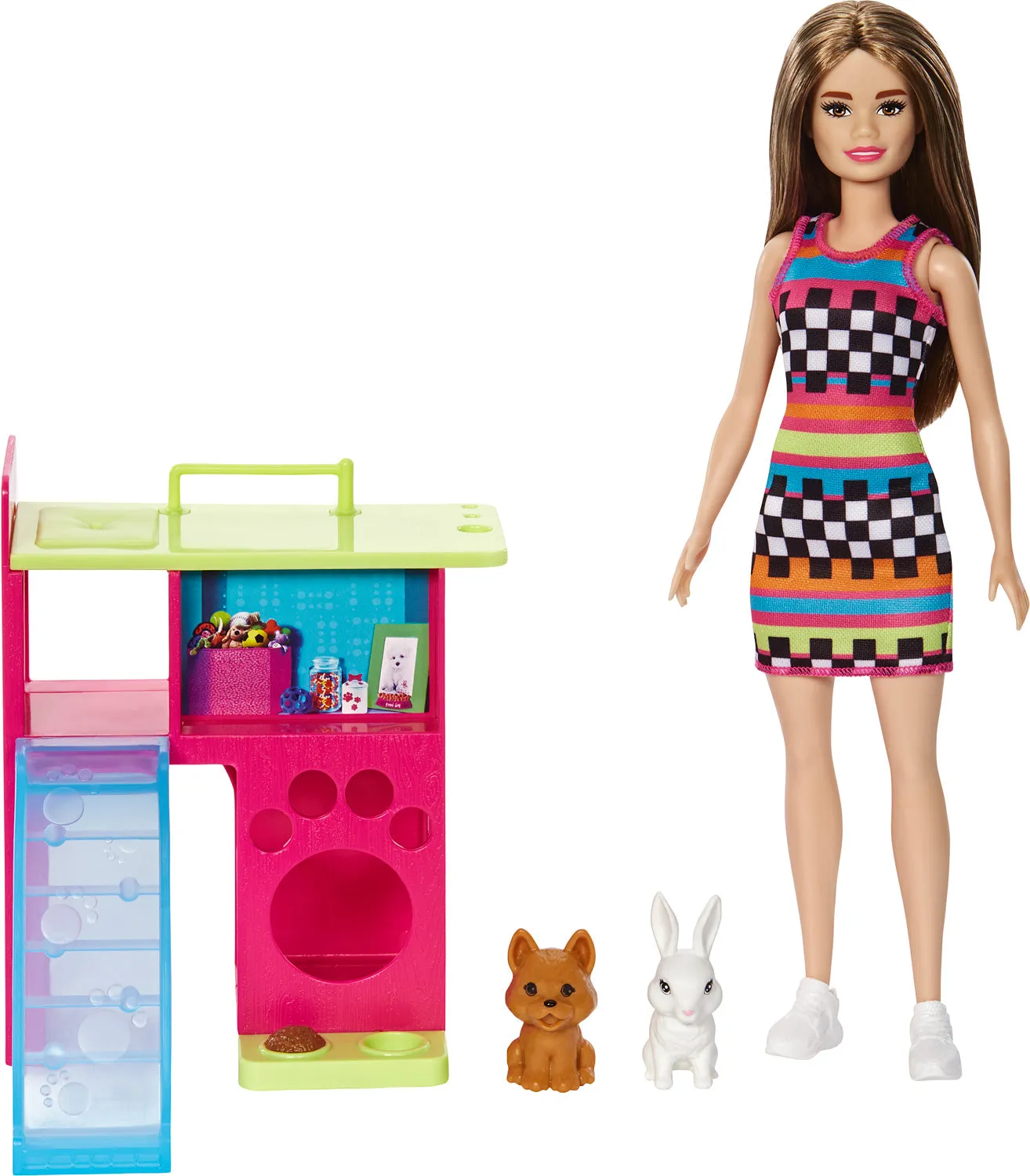 Barbie Doll & Pet Playset