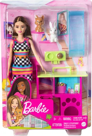 Barbie Doll & Pet Playset