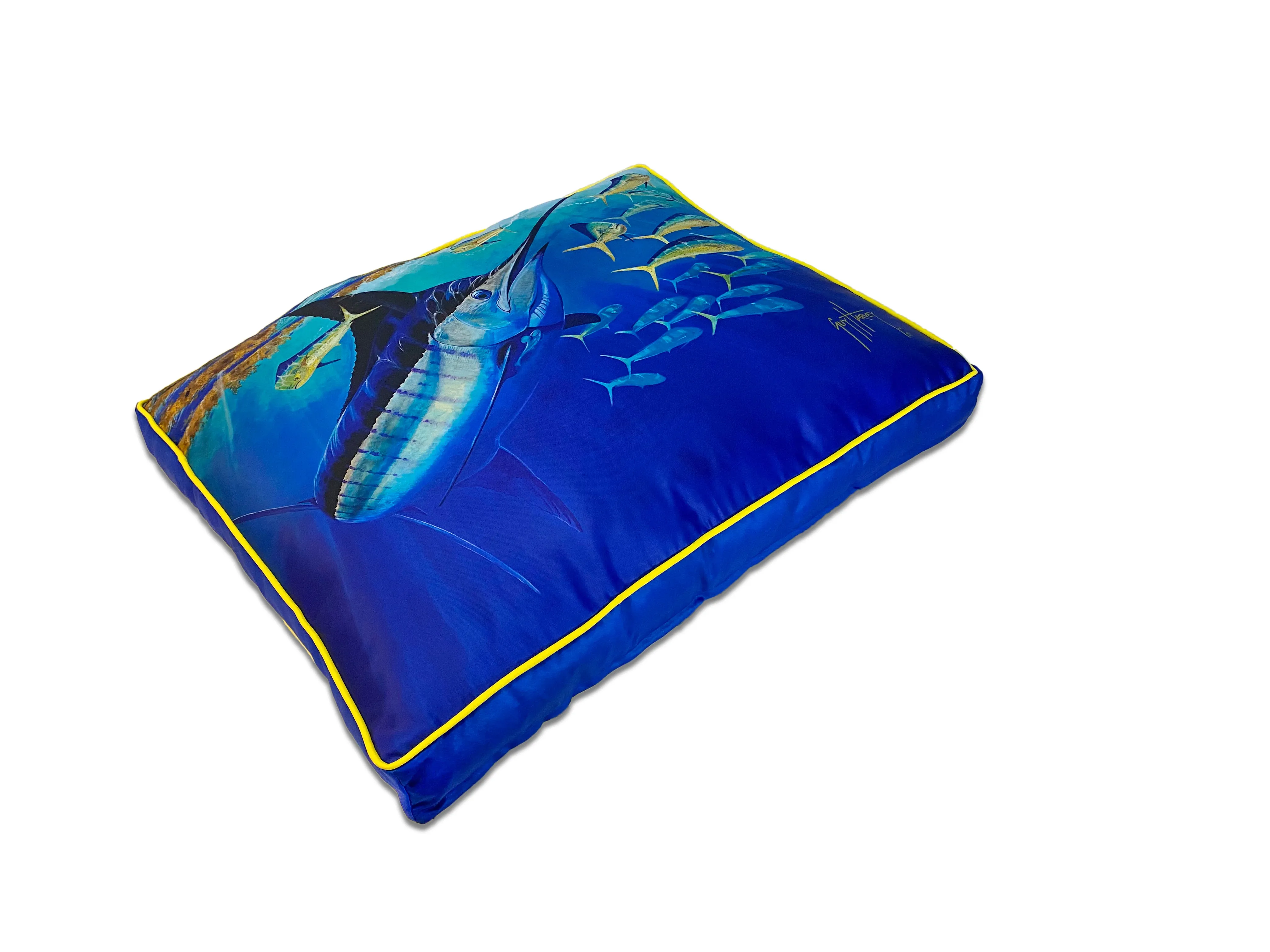 Blue Escape Guy Harvey Pet Bed