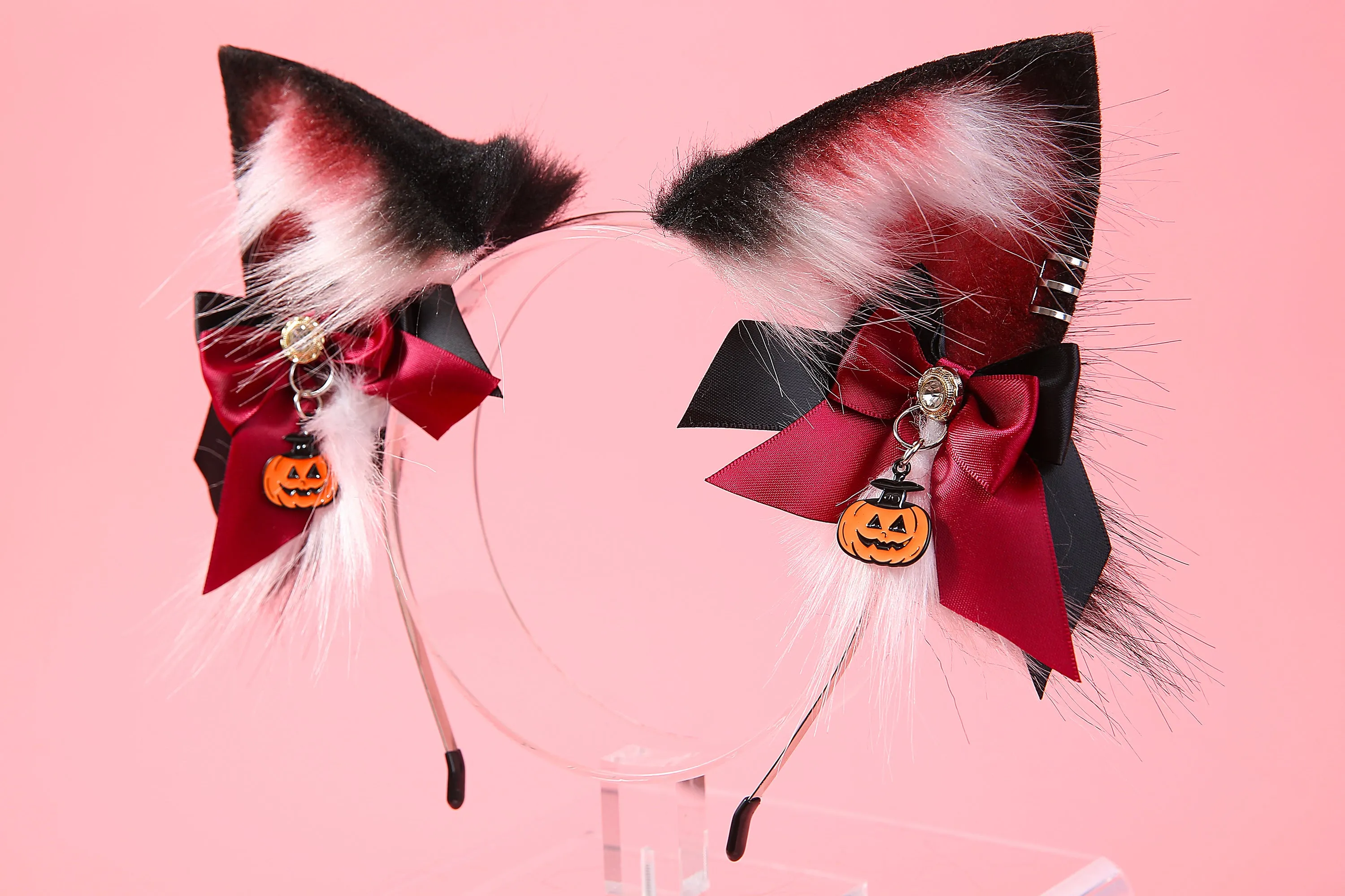 Cat ear headband and tail set kittenplay