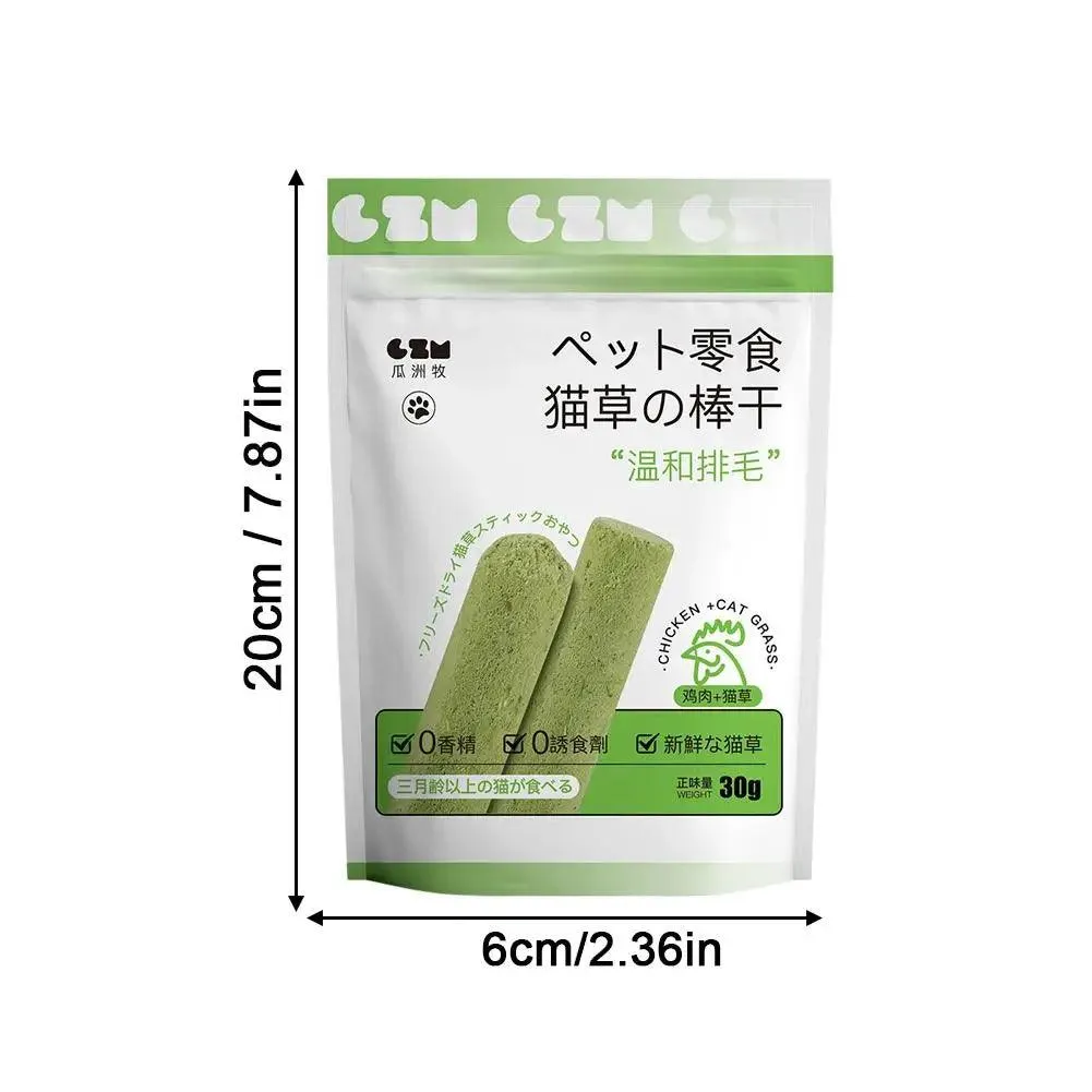 Cat Grass Teething Sticks 6pcs Healthy Smiles