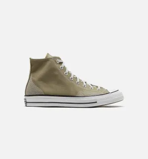 Chuck 70 Multi Stitch Cotton Mens Lifestyle Shoe - Mossy Sloth Green/Fossilized