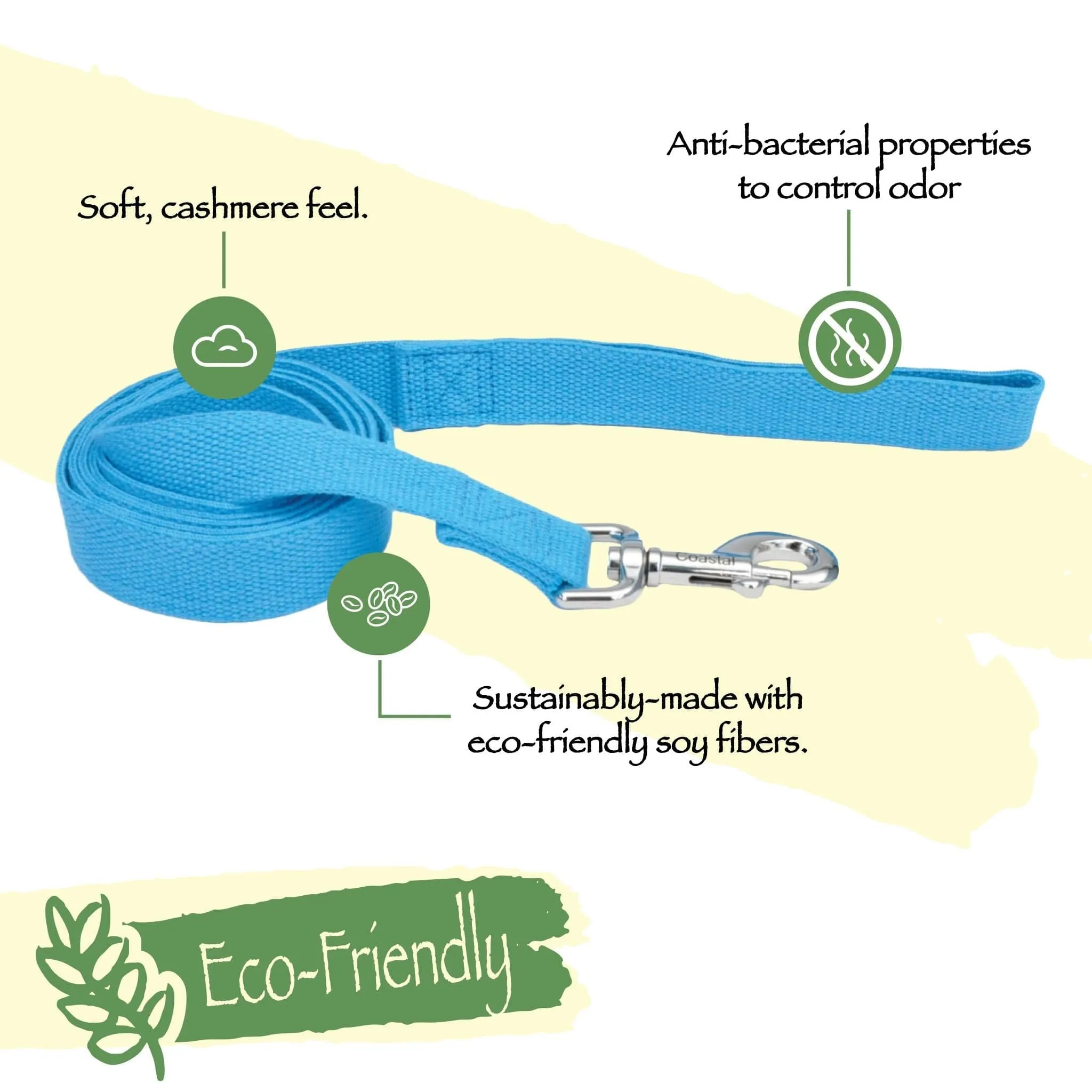 Coastal Pet Products New Earth Soy Dog Leash in Indigo