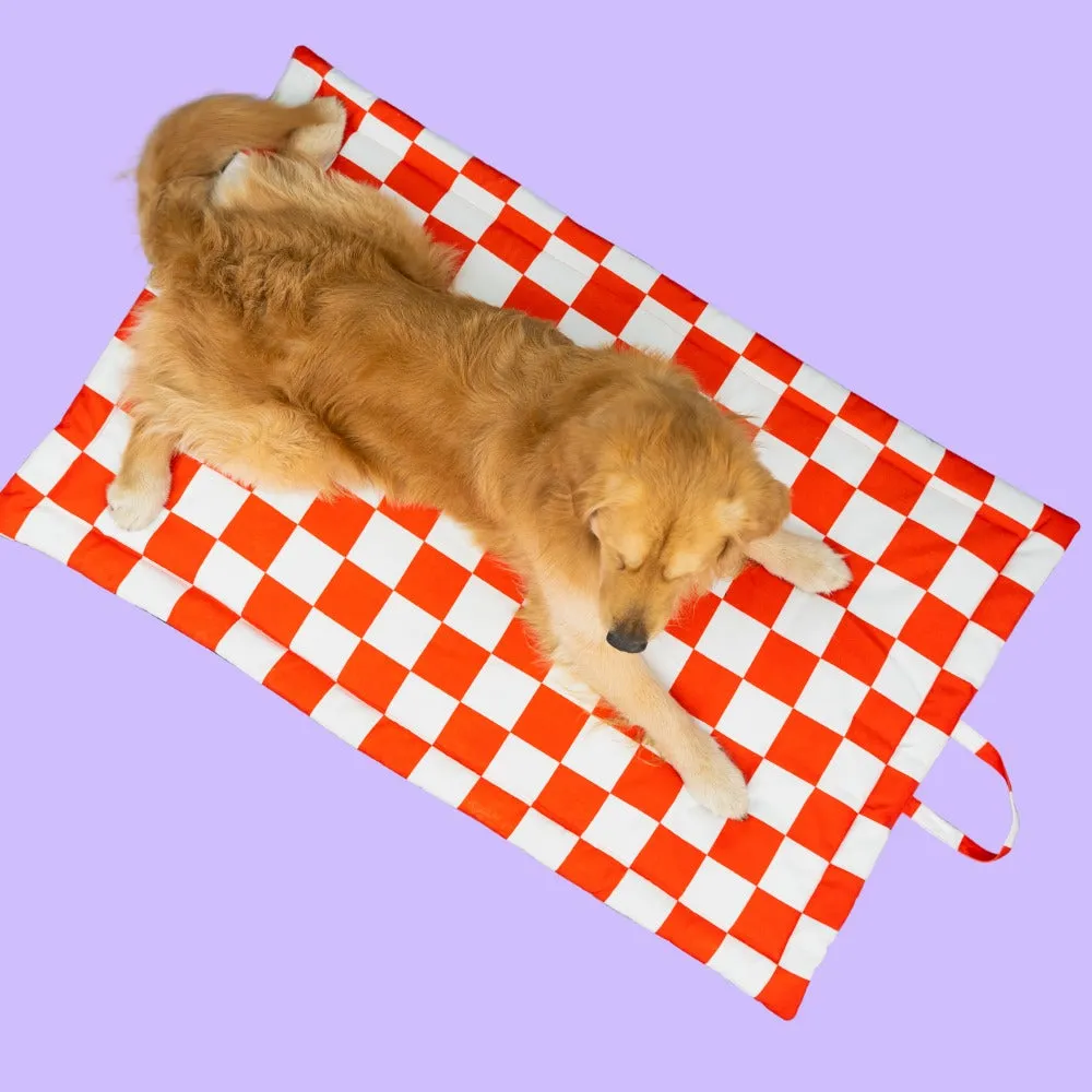 Cozy Checks Pet Mat