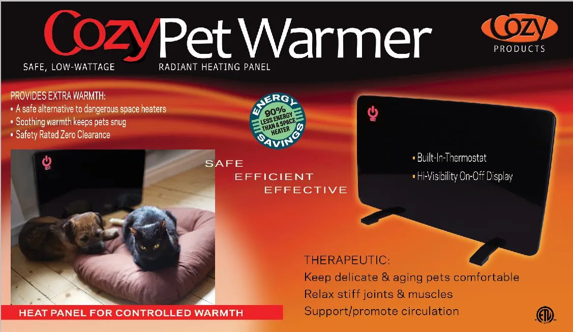 Cozy Pet Warmer Panel Heater