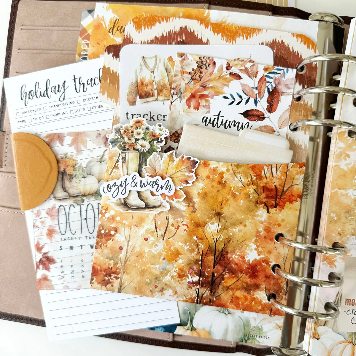 Cozy Season Planner Kit - NO INSERTS October 2024