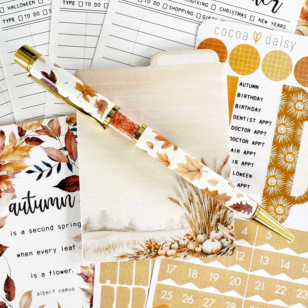 Cozy Season Planner Kit - NO INSERTS October 2024