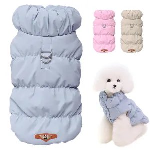 Cozy Winter Dog Coat - Soft and Warm Puppy Clothes for Small to Medium Dogs - Ideal for Chihuahuas, French Bulldogs, and Poodles - Padded Jacket Pet Outfit