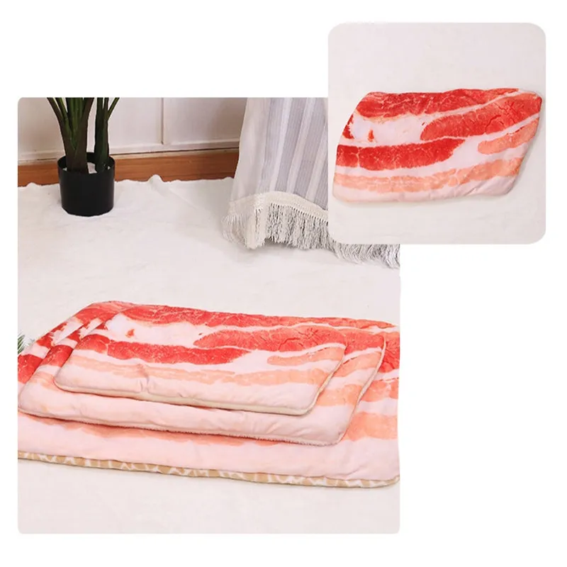 Creative Realistic 3D Food Durable Thick Soft Pet Mat