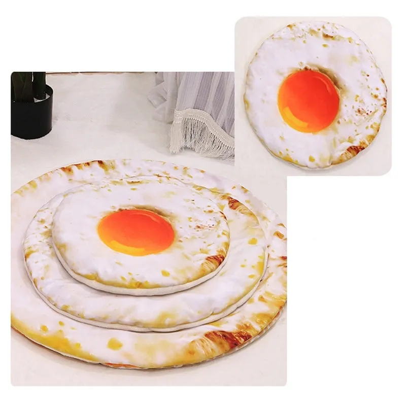 Creative Realistic 3D Food Durable Thick Soft Pet Mat