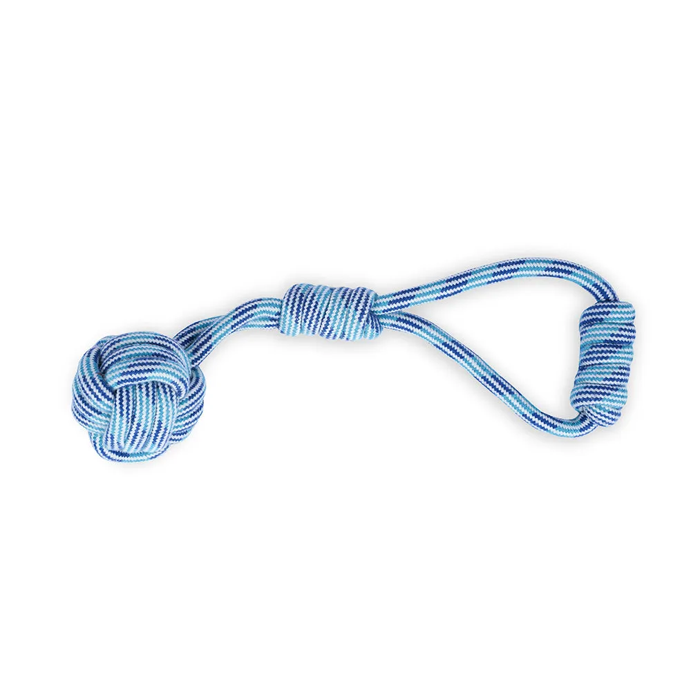 Dear Pet Knotted Ball with Single Loop Rope Toy for Dogs