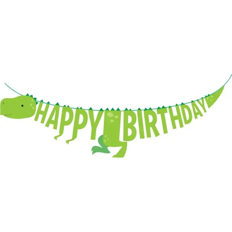 Dinosaur Party Ribbon Banner