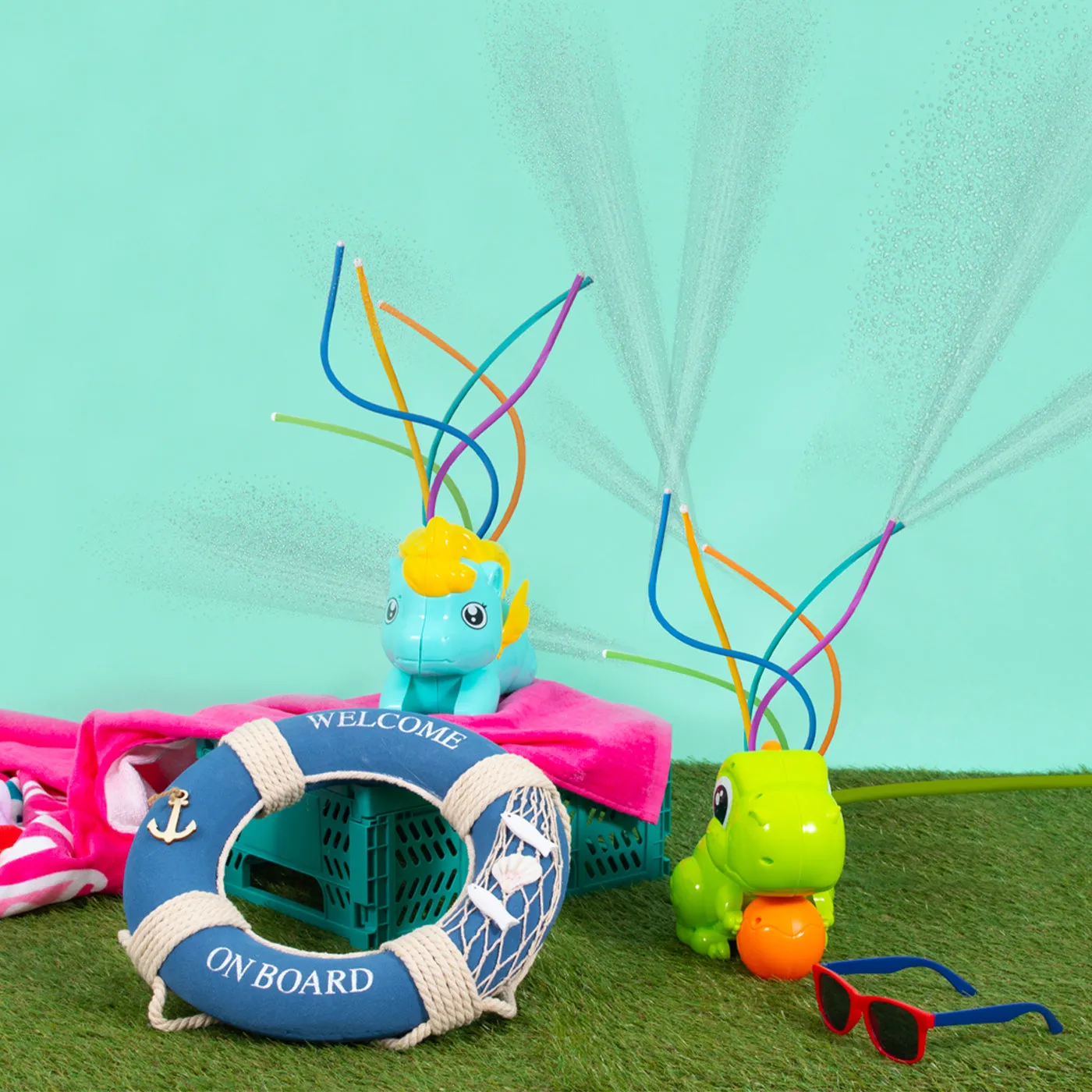 Dinosaur/Pony Assorted Pet Water Sprinkler