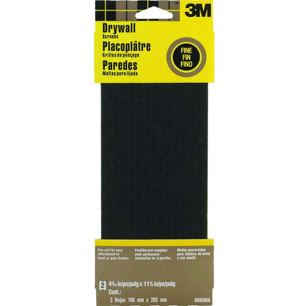 Drywall Sanding Screen Fine-Grit 4 3/16in x 11 1/4in