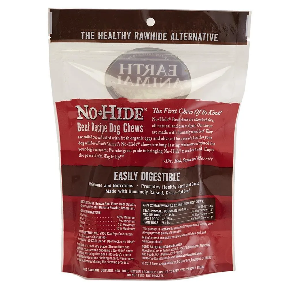 Earth Animal 2-Pack No-Hide Beef Chew Dog Treats