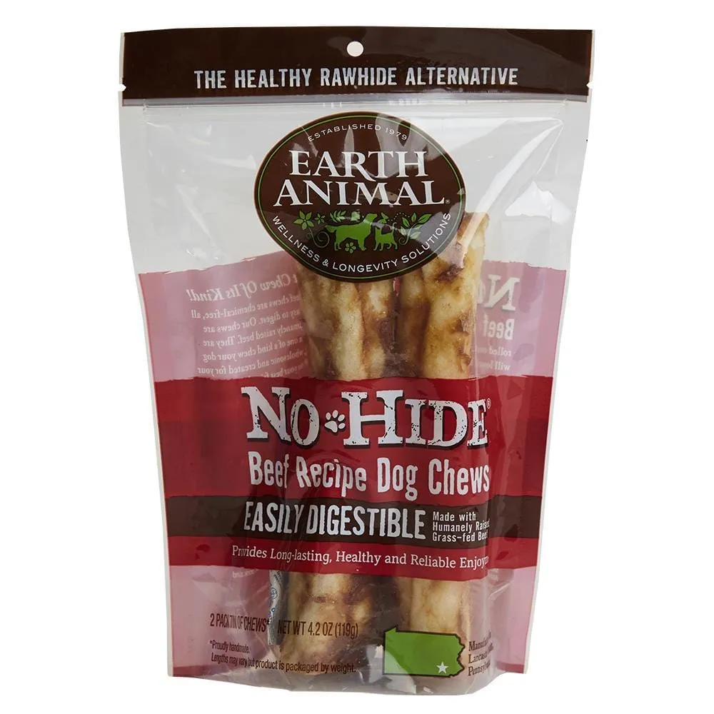 Earth Animal 2-Pack No-Hide Beef Chew Dog Treats