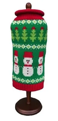 Fair Isle Snowmen Sweater