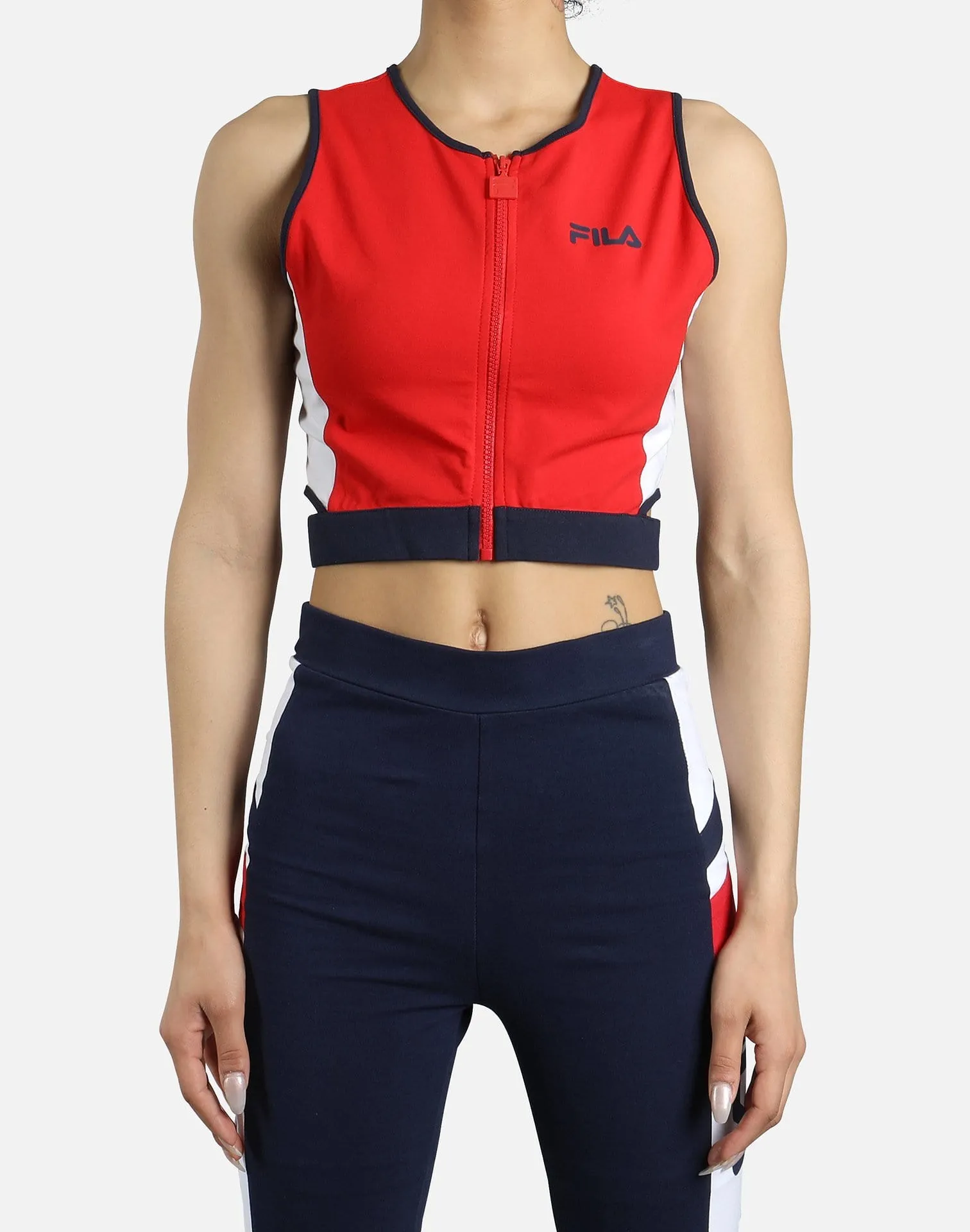 Fila TALLY ZIP CROP TOP