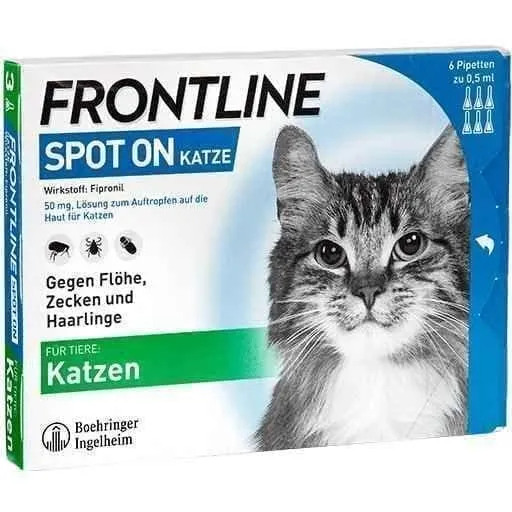 FRONTLINE spot on for cats solution 6 pc Fipronil