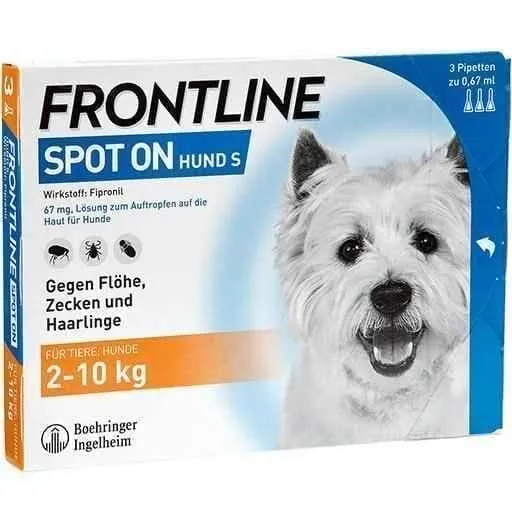 FRONTLINE Spot on H 10 solution for dogs 3 pc Fipronil