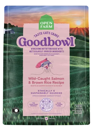 Goodbowl™ Wild-Caught Salmon & Brown Rice Recipe for Cats