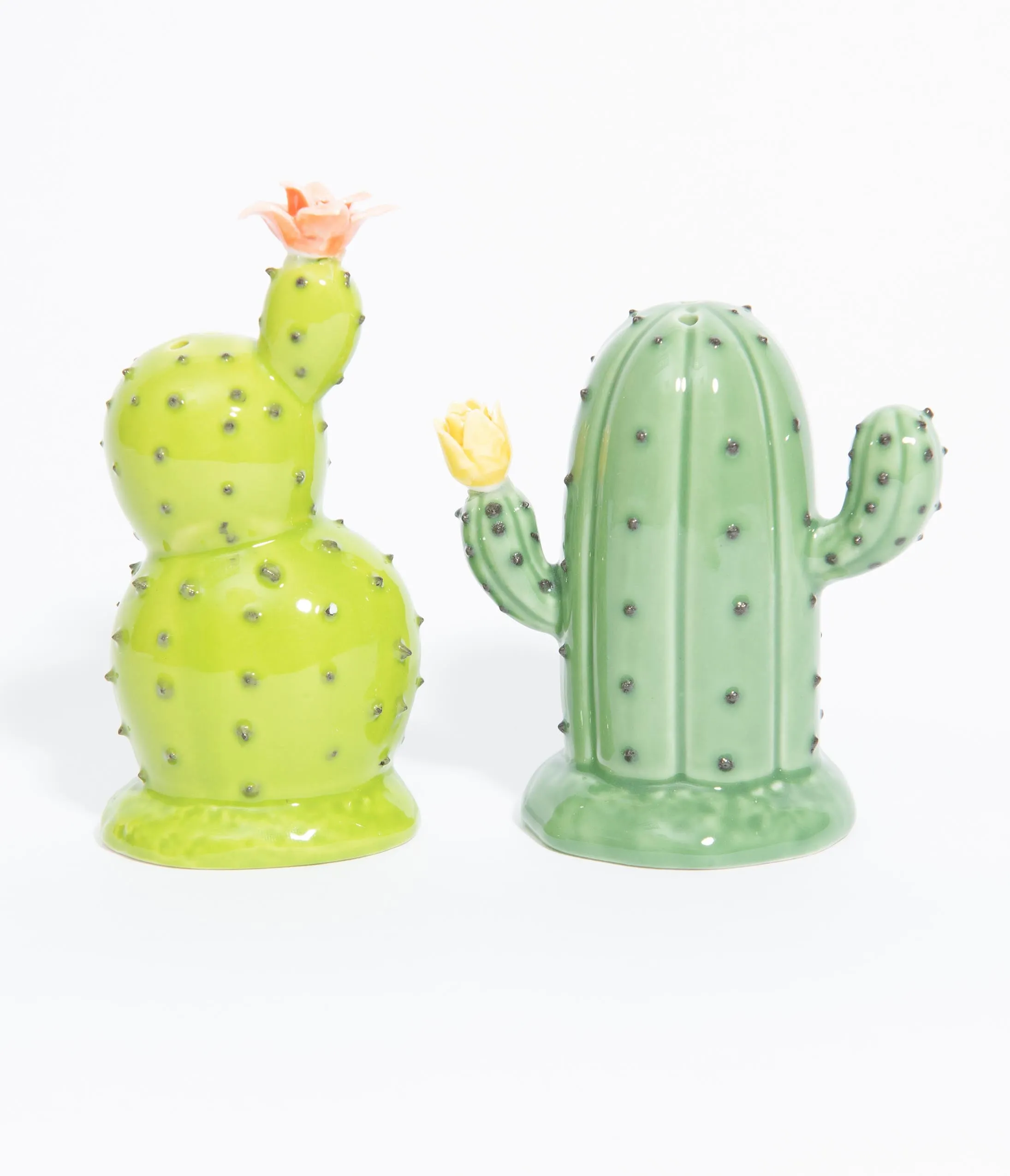 Green Cacti Salt & Pepper Shaker Set