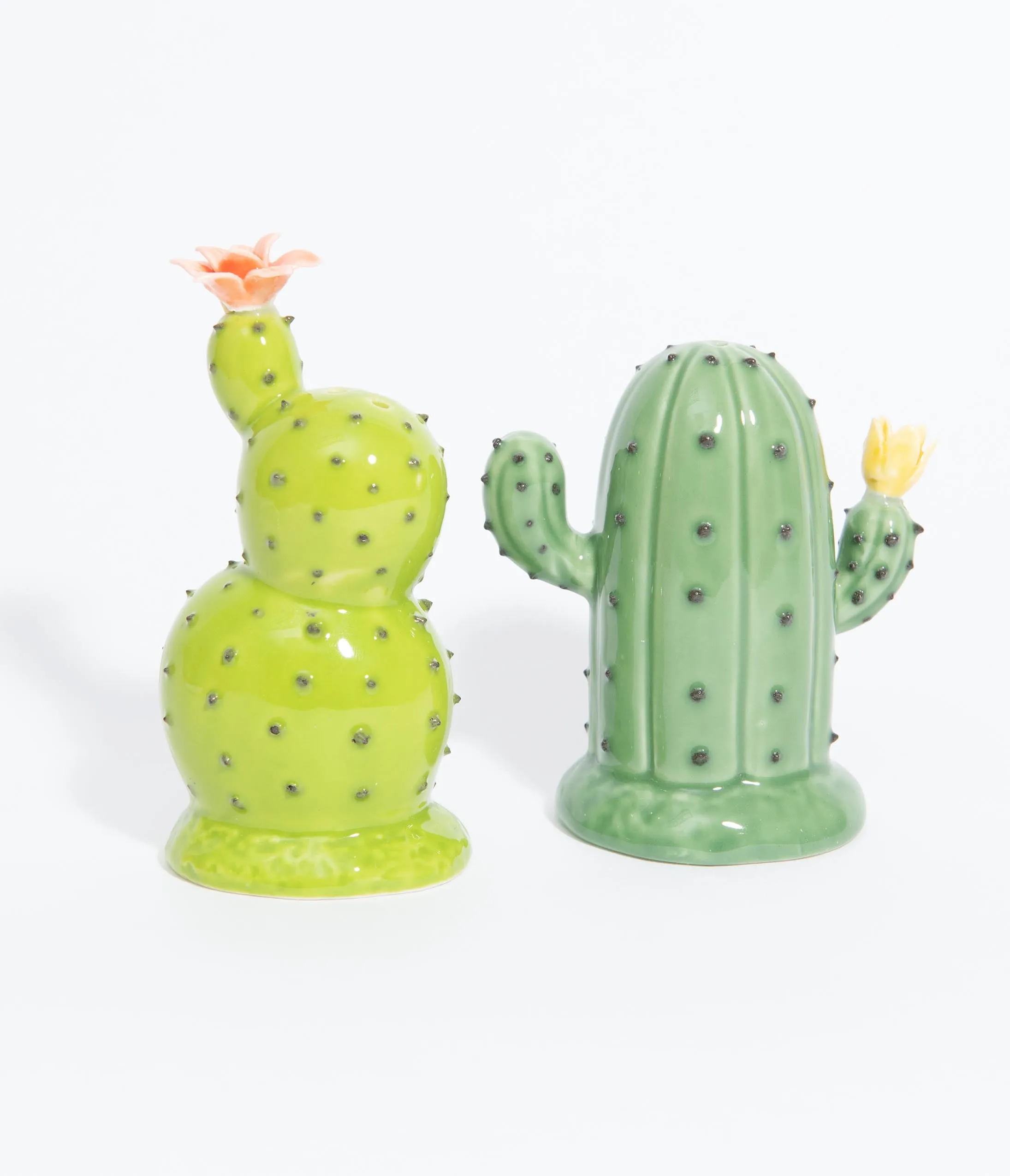 Green Cacti Salt & Pepper Shaker Set