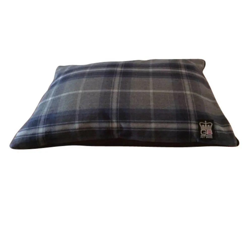 Handmade Country Check Cushion Dog Bed