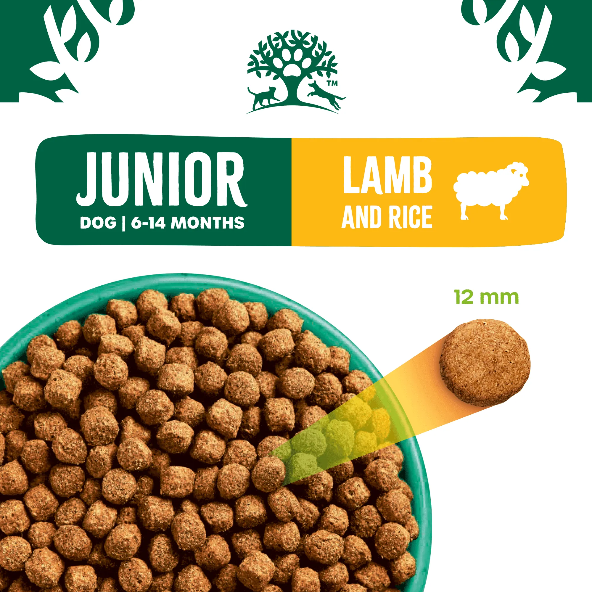 Junior Lamb & Rice Dry Dog Food