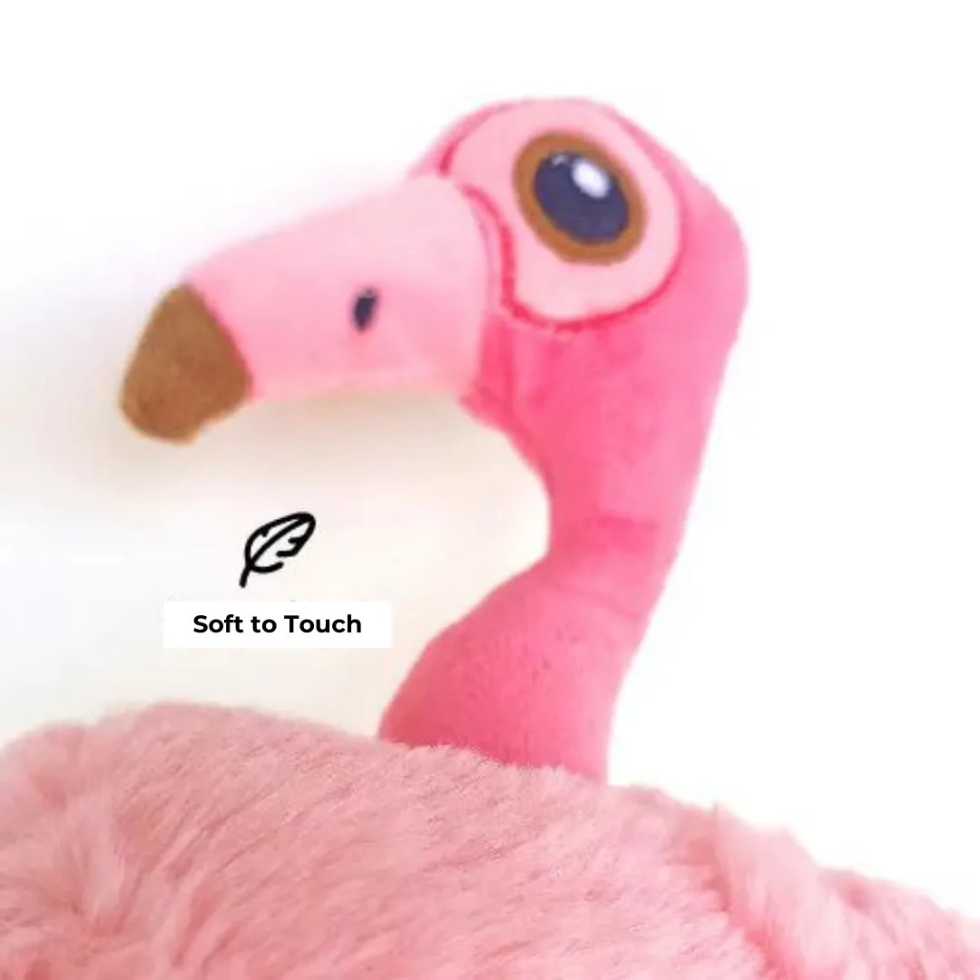 Kanu Pet Plush Flamingo Dog Toy