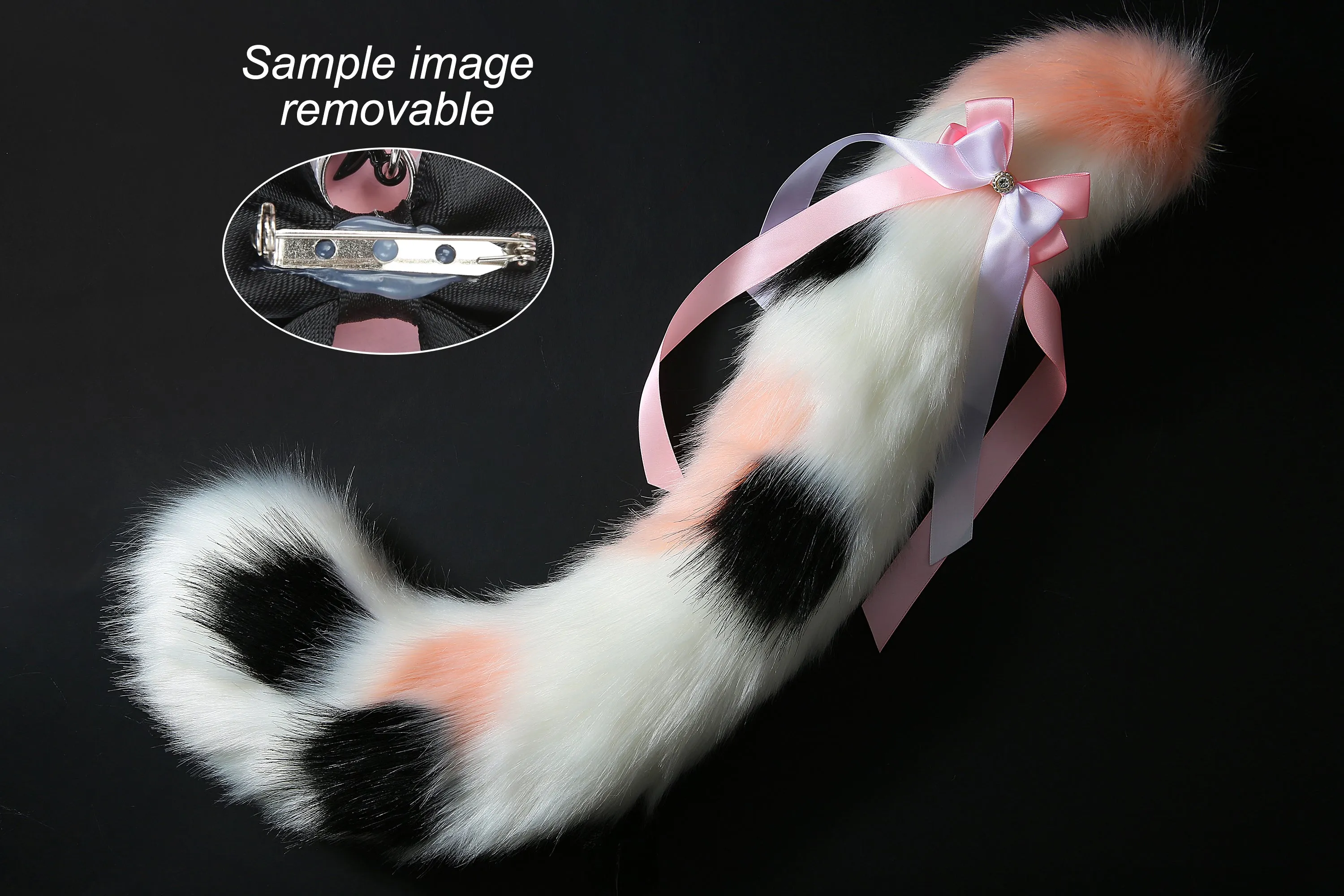 Kitten ear and tail set cat ear headband and tail