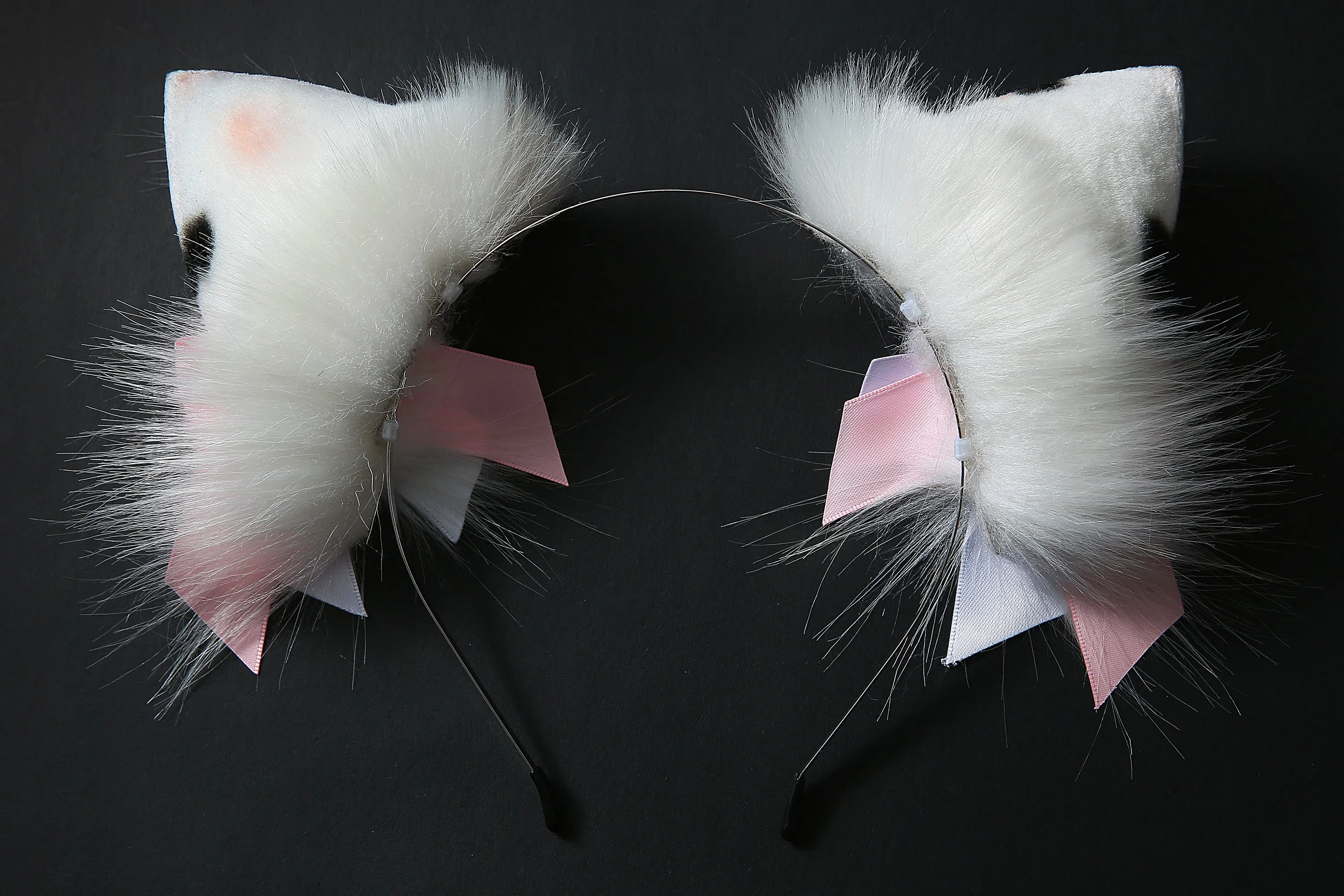 Kitten ear and tail set cat ear headband and tail