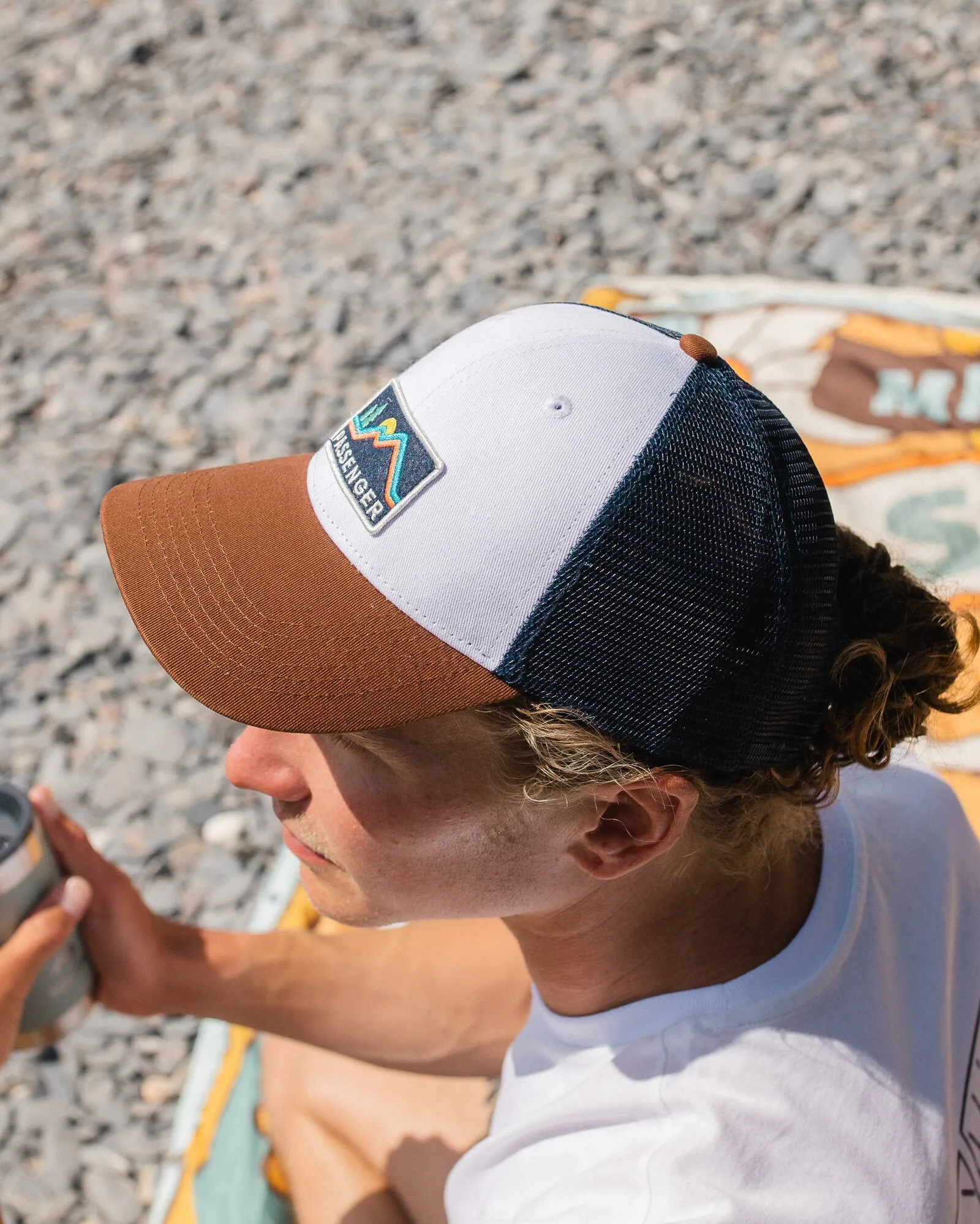 Made To Roam Trucker Cap - Rich Navy/Rubber