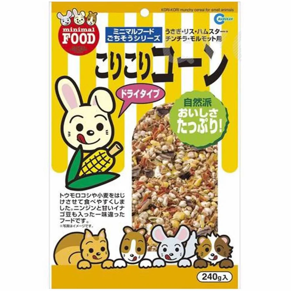 Marukan Kori Kori Munchy Cereal for Small Animals 240g